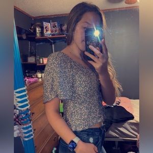 Urban Romantics Cropped Shirt